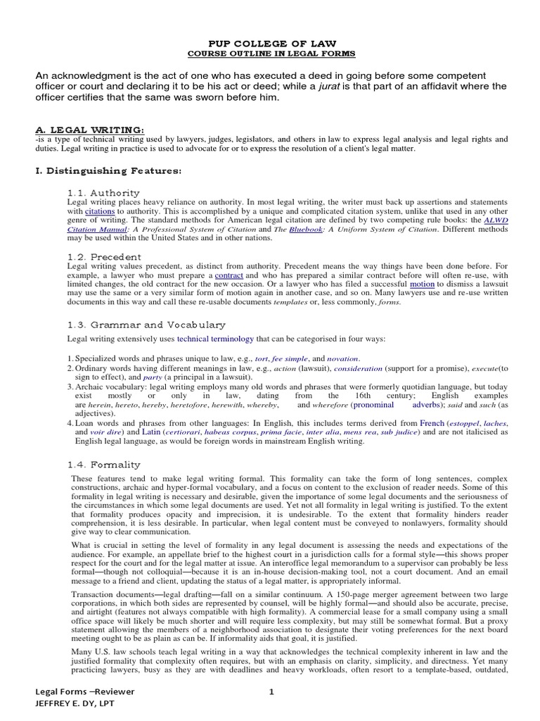 Legal Forms PDF Notary Public Virtue