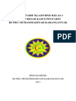 Daftar Tarif Klaim BPJS Kelas 3