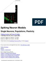 2002 - Spiking Neuron Models - Single Neurons, Populations, Plasticity PDF