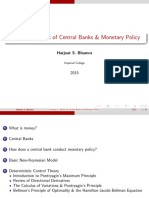 Lecture 1: Basics of Central Banks & Monetary Policy: Harjoat S. Bhamra