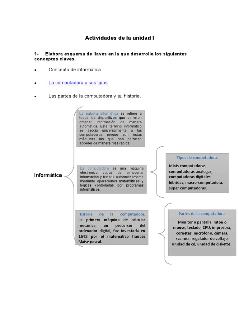 Informatica 1 | PDF | Periférico | Hardware de la computadora