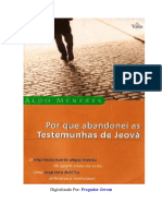 Por Que Abandonei As Testemunhas de Jeová - Aldo Menezes PDF