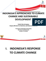 Indonesia's Approach to Climate Change and Sustainable Development