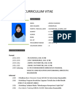 CURRICULUM VITAE Amelia Wahdani 2017