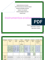 Instrumentos y Evaluaciones Del Grupo #1
