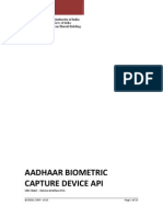 Aadhaar Biometric Capture Device API