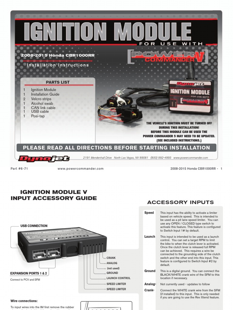 PC Ignotion Modual Install | PDF | Ignition System