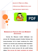 MEMBANGUN PERCAYA DIRI DAN MEMBERIKAN DUKUNGAN PADA IBU MENYUSUI