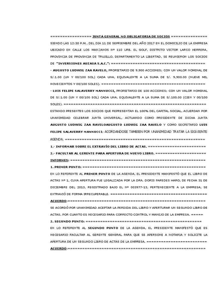Perdida de Libro | PDF