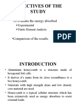 Objectives of The Study: - To Evaluate The Energy Absorbed