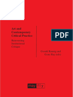 Art Contemporary Critical Practice Reinventing Institutional Critique