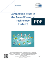 Competition Issues in Teh Area of Financial Technology