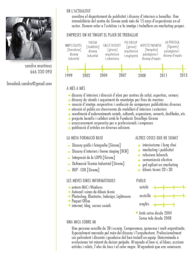 CV Sandra Martinez | PDF