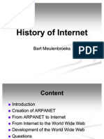 The Development of ARPANET and the Internet