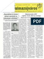 Balmazújváros újság - 2003 április
