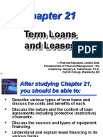 Term Loans and Leases