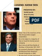 A Business Legend - Ratan Tata