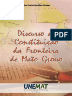 Discurso de Constituição da Fronteira de Mato Grosso