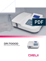 Dirui DR-7000D - Semi Auto Chemistry Analyzer Brochure