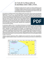 Fallo de La Corte de La Haya Sobre La Delimitación Marítima Entre Chile y Perú