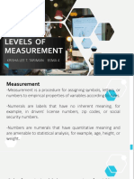 BusRes - Levels of Measurement