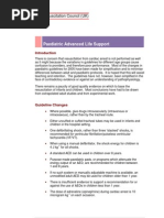 Paediatric Advanced Life Support: Resuscitation Council (UK)