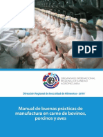 Manual de Buenas Prácticas de Manufactura en Carne de Bovinos, Porcinos y Aves PDF