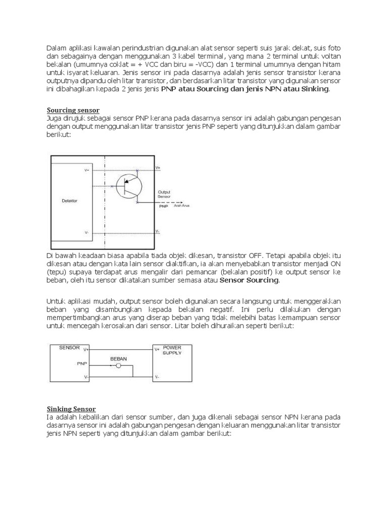 Sensor PNP NPN | PDF