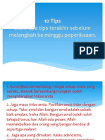 10 Tips Periksa 2015