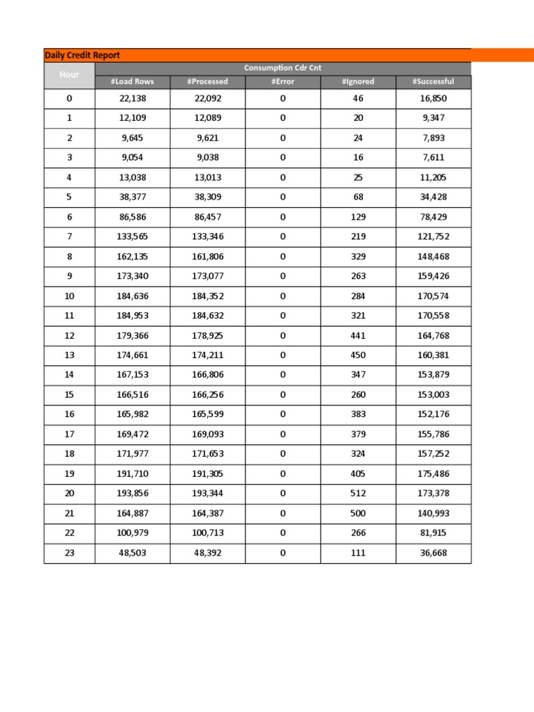 Daily Credit Report Analysis | PDF