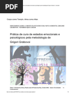 Prática de Cura de Estados Emocionais e Psicológicos Pela Metodologia de Grabovoi
