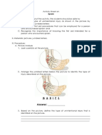 Sprain First Aid Activity Sheet