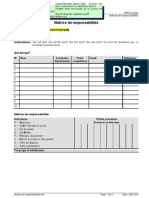 Formula Ire de Matrice de Responsabilites