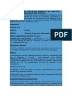 Modelo de Demanda Contenciosa Administrativa en Materia Laboral