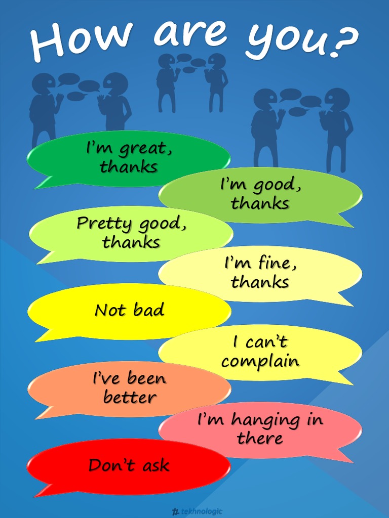 How Are You Poster PDF PDF