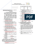 Ulangan Subtema 1 (B.indonesia)