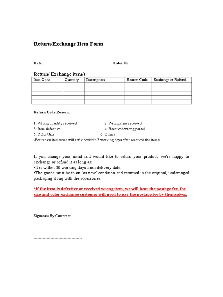 Return Exchangeh'r't'hr't | PDF | Career & Growth