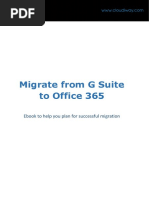 Cloudiway Whitepaper Migrate From g Suite to Office 365 Successfully