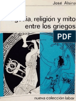 Alsina, Jose - Tragedia, Religion y Mito Entre Los Griegos PDF