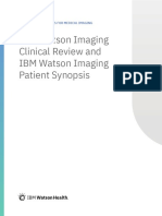 Watson Imaging Clinical Review and Patient Synopsis Brochure