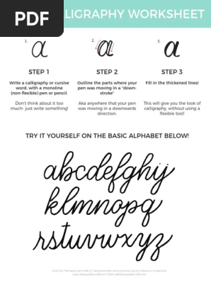 Calligraphy