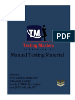 Manual Testing Material