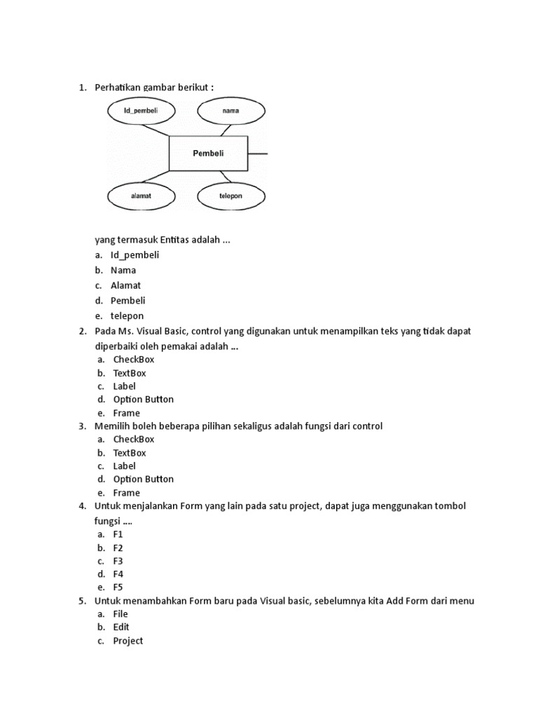 Kontrol dan Entitas dalam Visual Basic | PDF | Komputer