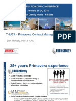 THU33 Primavera Contract Management Presentation CPM Conference 2014 Don McNatty 1-20-14 Final