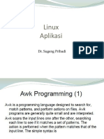 Linux Aplikasi: Dr. Sugeng Pribadi
