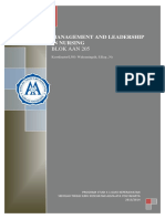 Management and Leadership in Nursing PDF