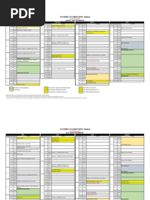 Calendar 2018
