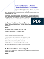 Pengertian Conditional Sentence (Kalimat Pengandaian) Rumus Dan Contoh Kalimatnya