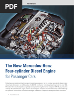 The New Mercedes Benz Four Cylinder Diesel Engine For Passenger Cars