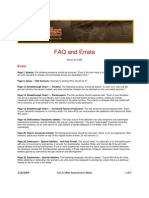 Axis & Allies Anniversary Edition FAQ and Errata